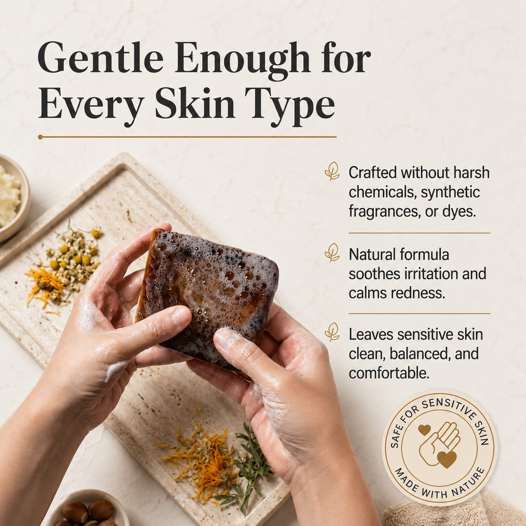 100% Pure Raw African Black Soap – Unrefined & Organic – Traditional Natural Cleanser for Skin & Hair (8oz/16oz/32oz)