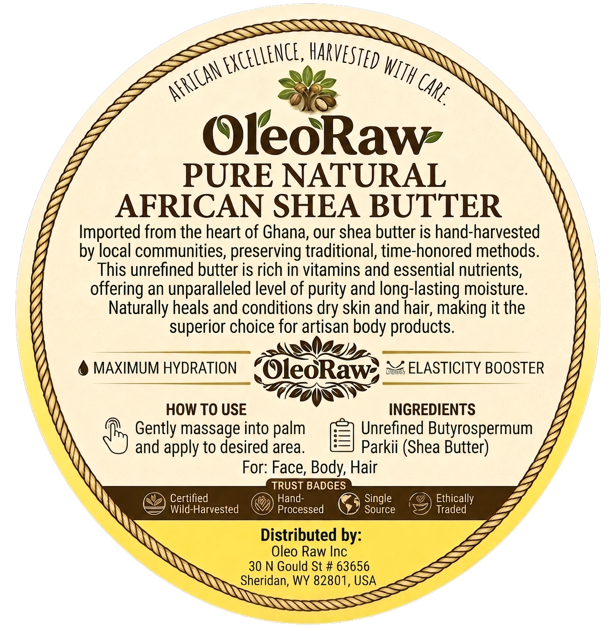 Pure Organic COCOA Cacao Butter – Raw, Unrefined, & Prime Pressed (Food Grade)